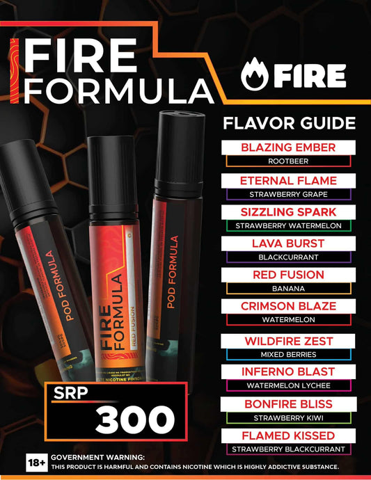 Fire Formula 30ml 30mg E-Liquid Vape Juice