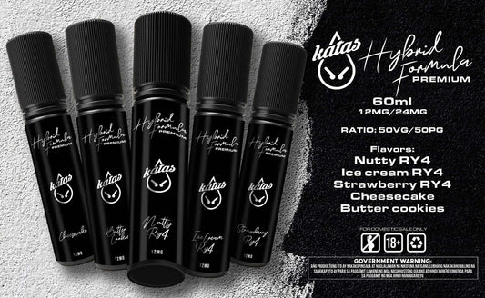 Katas Premium Freebase 60ml 50/50 ratio E-Liquid Vape Juice