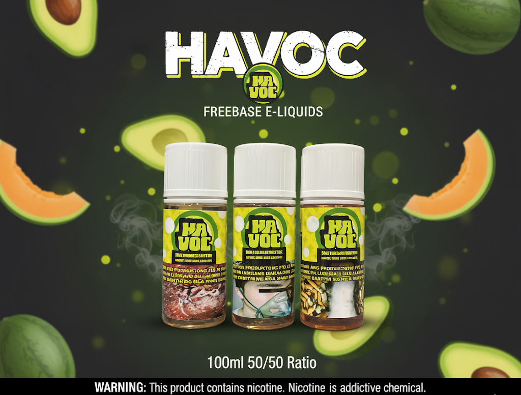 Drizzle Havoc Freebase 100ml 50/50 E-Liquid Vape Juice
