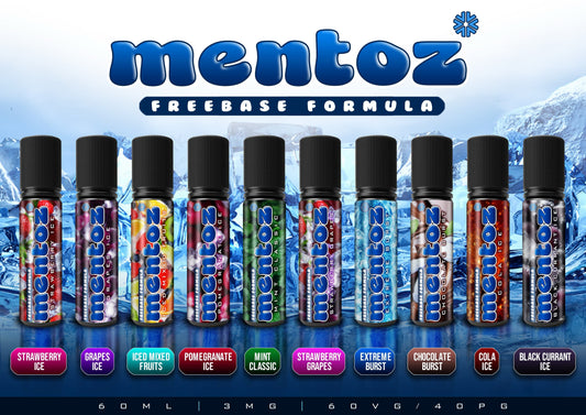 Ventos (Mentoz) Freebase 60ml New Packaging E-Liquid Vape Juice