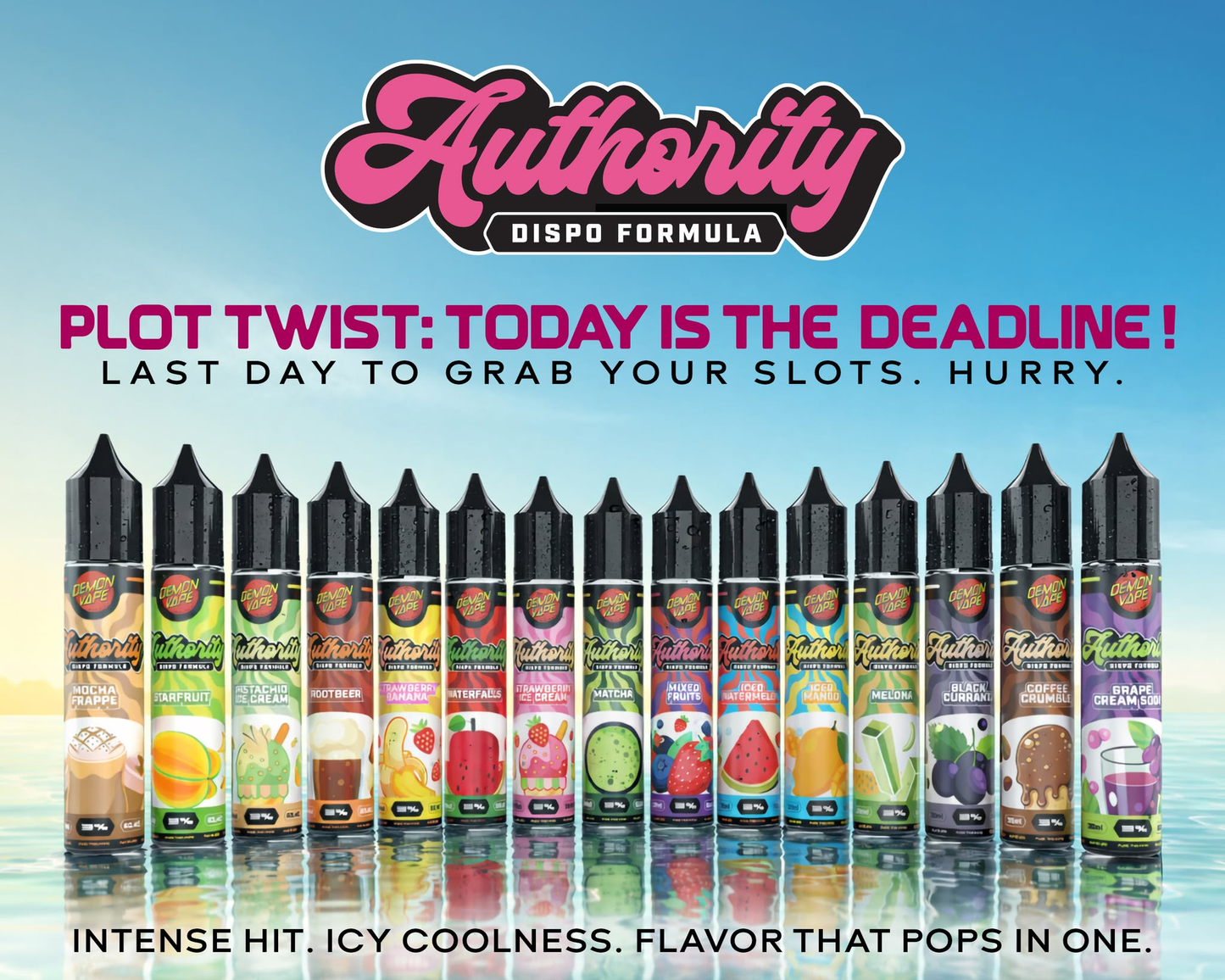 Authority Pod Formula by Demon Vape 30ml 30mg E-Liquid Vape Juice