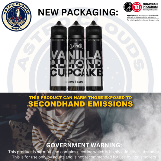 The Cloner Viscocity White Nectar 60ml Freebase 50/50 Pod Formula E-Liquid Vape Juice