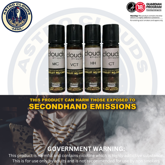 iClouds (Clouds) Premium Freebase 60ml 60/40 E-Liquid Vape Juice
