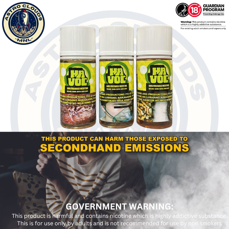 Drizzle Havoc Freebase 100ml 50/50 E-Liquid Vape Juice