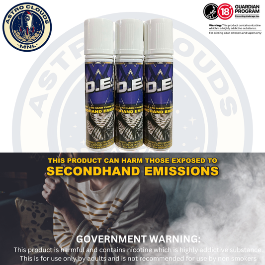 Vaporcrave Dark Elixir D.E Freebase 60ml 50/50 Pod Formula E-Liquid Vape Juice