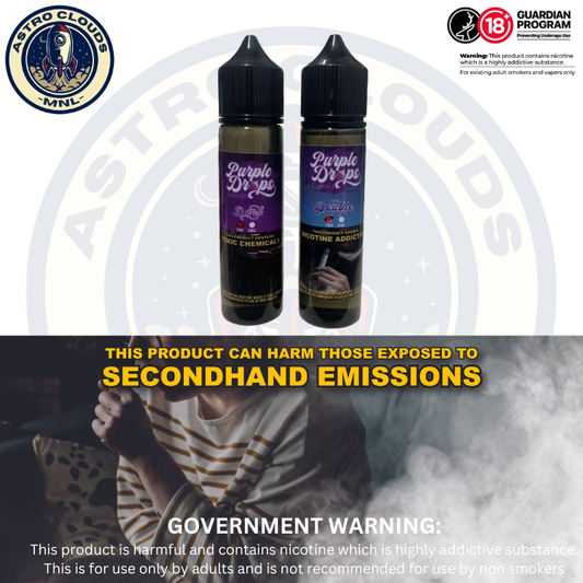 Purple Drops Freebase Pod Formula 60ml E-Liquid Vape Juice