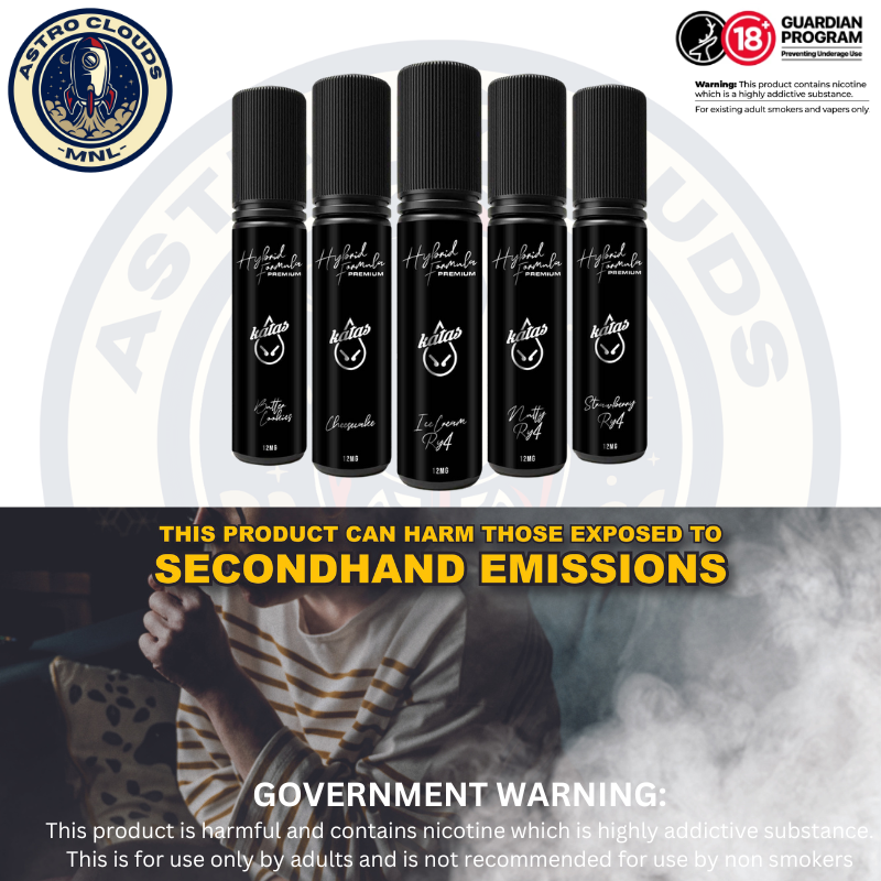 Katas Premium Freebase 60ml 50/50 ratio E-Liquid Vape Juice