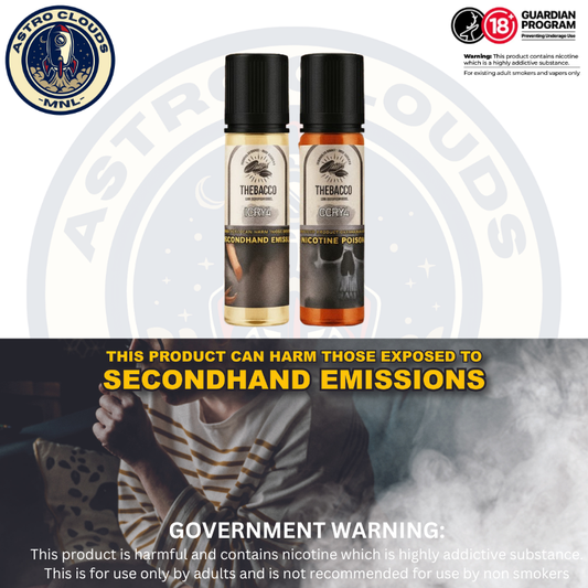 Thebacco Premium Freebase 60ml 60/40 E-Liquid Vape Juice