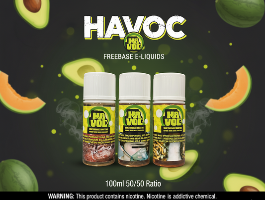 Drizzle Havoc Freebase 100ml 50/50 E-Liquid Vape Juice